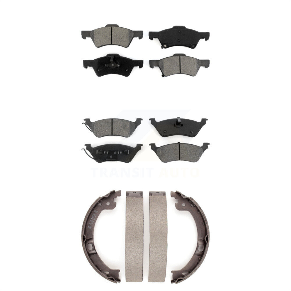 Transit Auto KSN-100746 Disc Brake Pad for 2001-2007 Dodge Grand Caravan, Chrysler Town & Country and More - Front and Rear
