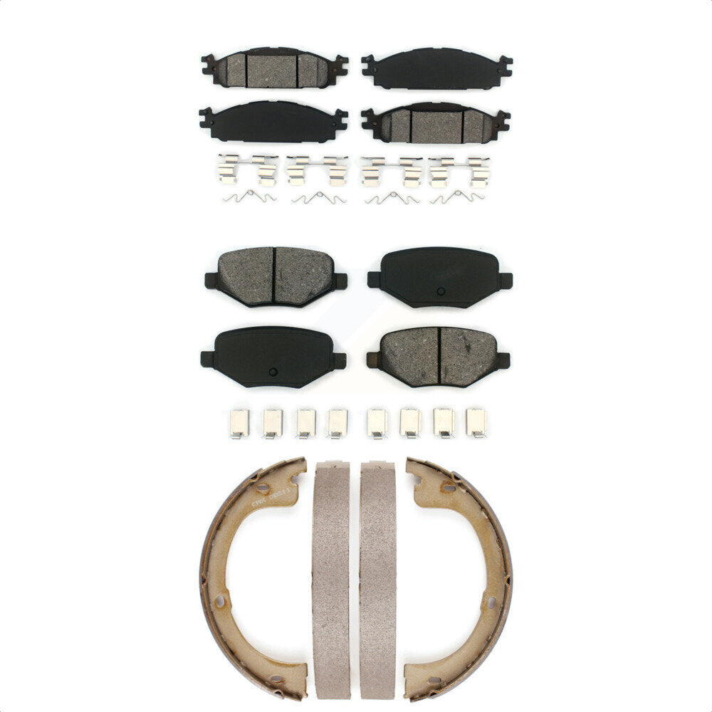 Transit Auto KSN-100750 Disc Brake Pad for 2010-2012 Lincoln MKT - Front and Rear
