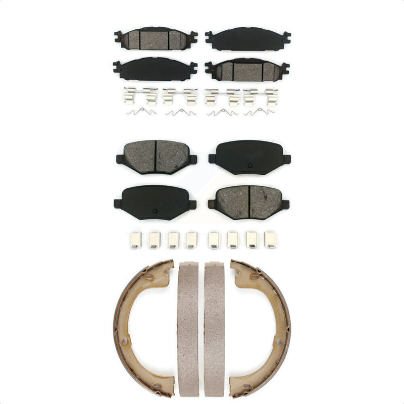 Transit Auto KSN-100750 Disc Brake Pad for 2010-2012 Lincoln MKT - Front and Rear