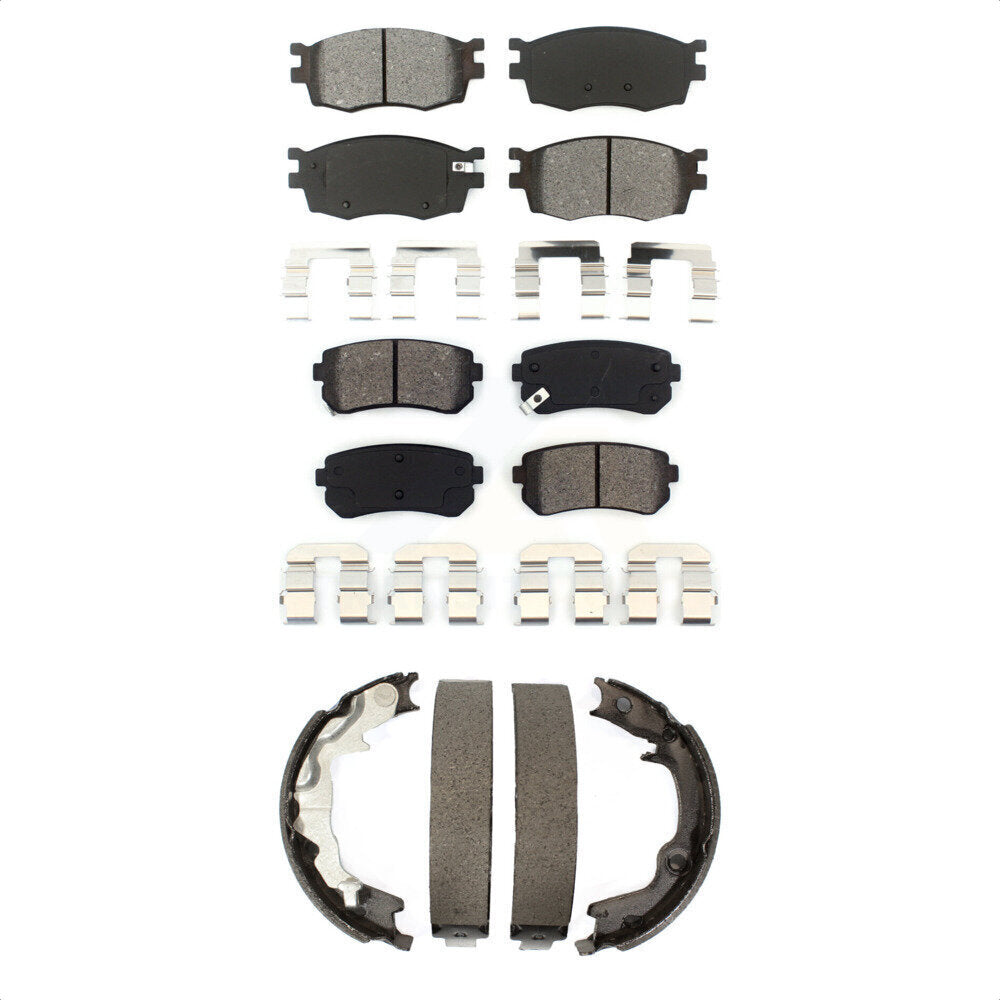 Transit Auto KSN-100754 Disc Brake Pad for 2006-2007 Hyundai Accent, Kia Rio, Kia Rio5 - Front and Rear