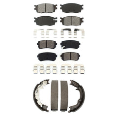 Transit Auto KSN-100754 Disc Brake Pad for 2006-2007 Hyundai Accent, Kia Rio, Kia Rio5 - Front and Rear