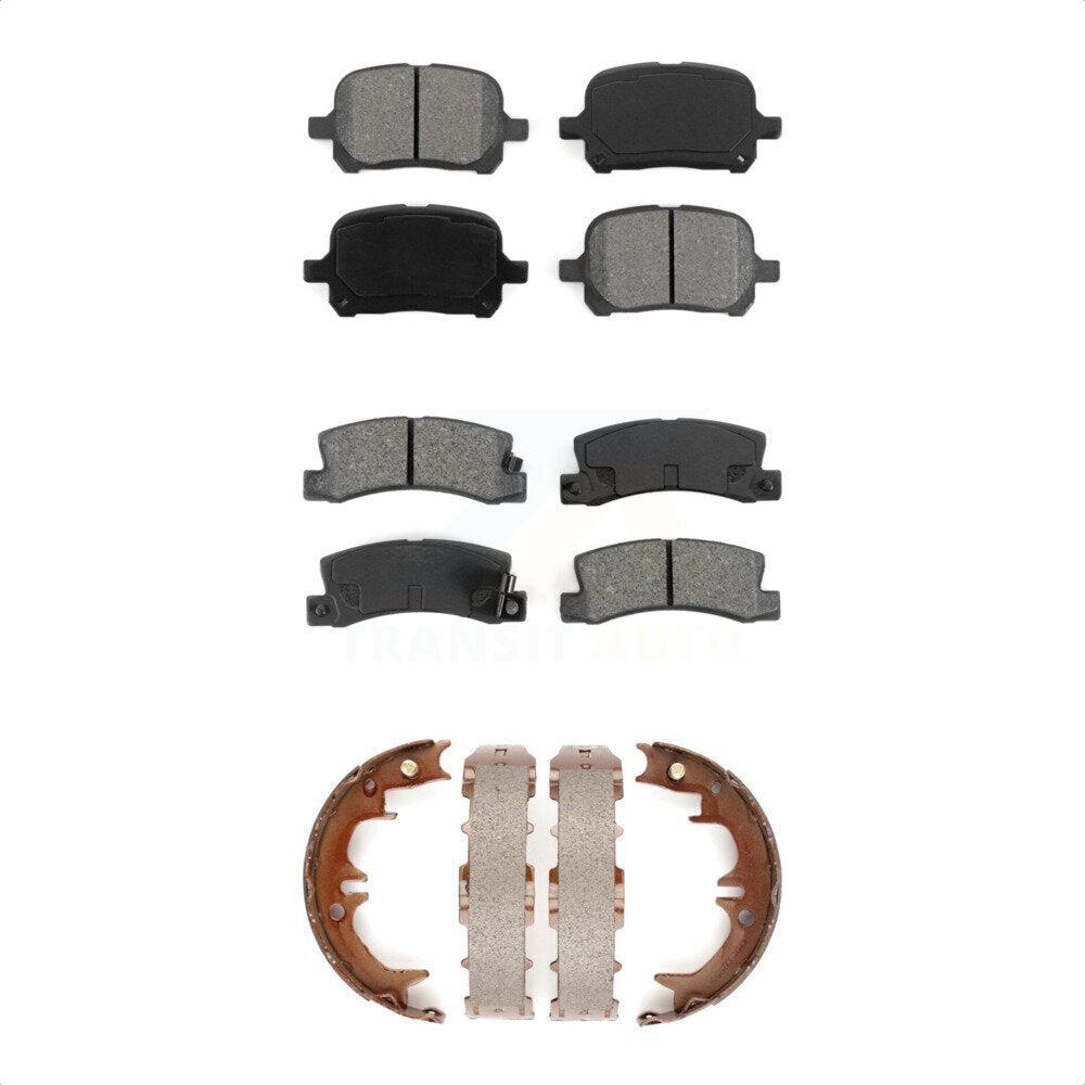 Transit Auto KSN-100757 Disc Brake Pad for 1997-2001 Toyota Solara, Lexus ES300 and More - Front and Rear