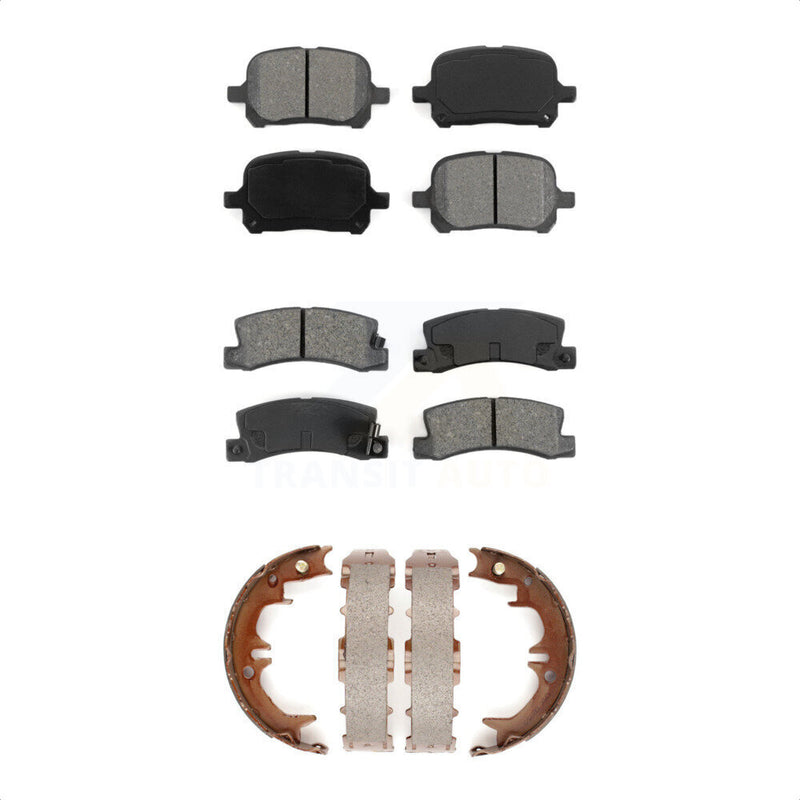 Transit Auto KSN-100757 Disc Brake Pad for 1997-2001 Toyota Solara, Lexus ES300 and More - Front and Rear