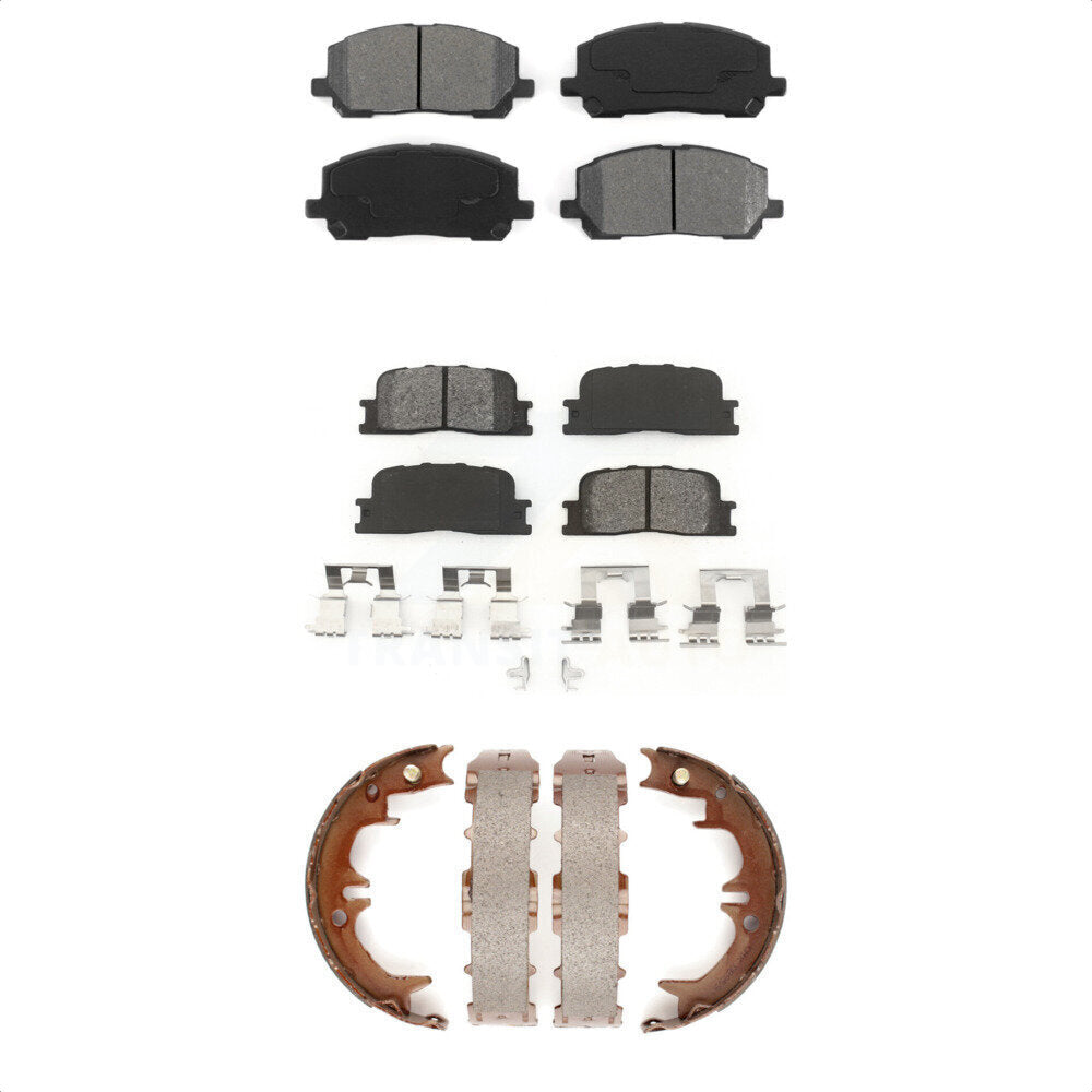 Transit Auto KSN-100758 Disc Brake Pad for 2001-2003 Toyota Highlander - Front and Rear