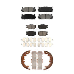 Transit Auto KSN-100759 Disc Brake Pad for 2007-2012 Toyota Avalon, Lexus ES350, Toyota Camry - Front and Rear