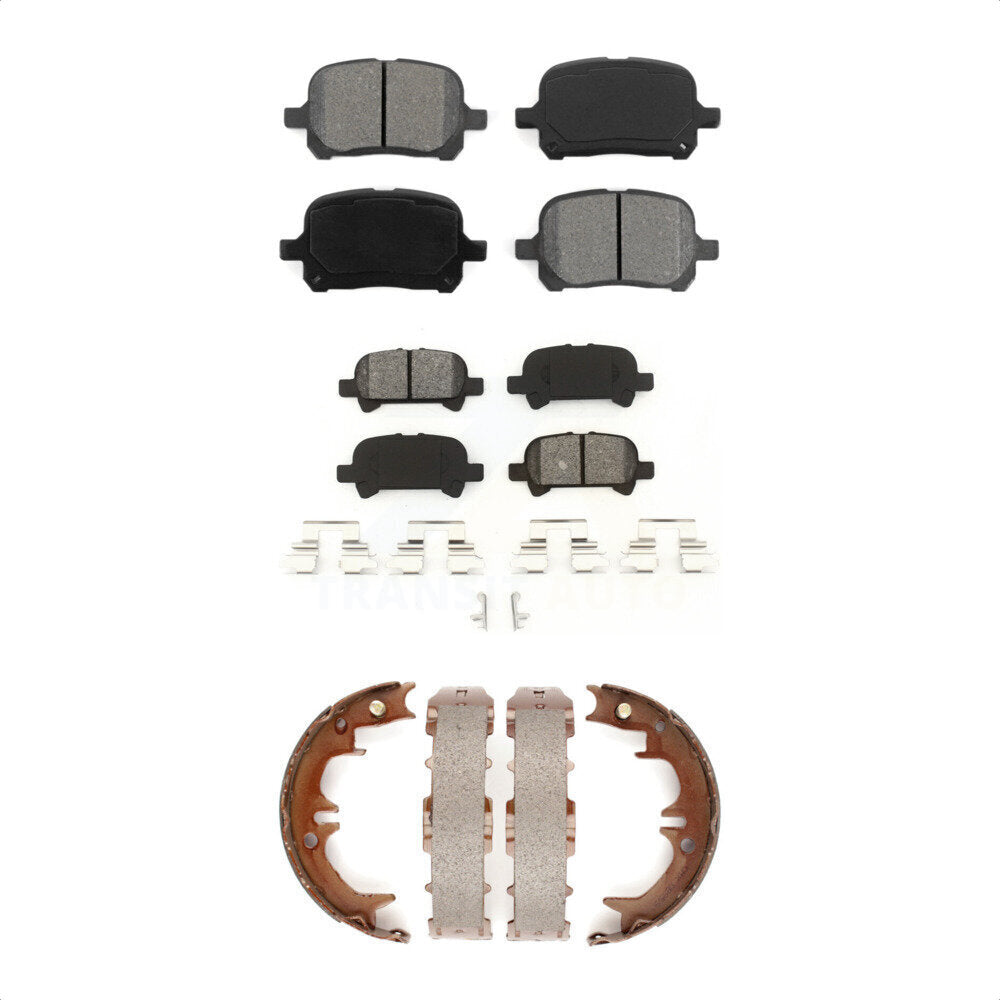 Transit Auto KSN-100761 Disc Brake Pad for 1999-2004 Toyota Solara, Toyota Avalon, Toyota Camry - Front and Rear