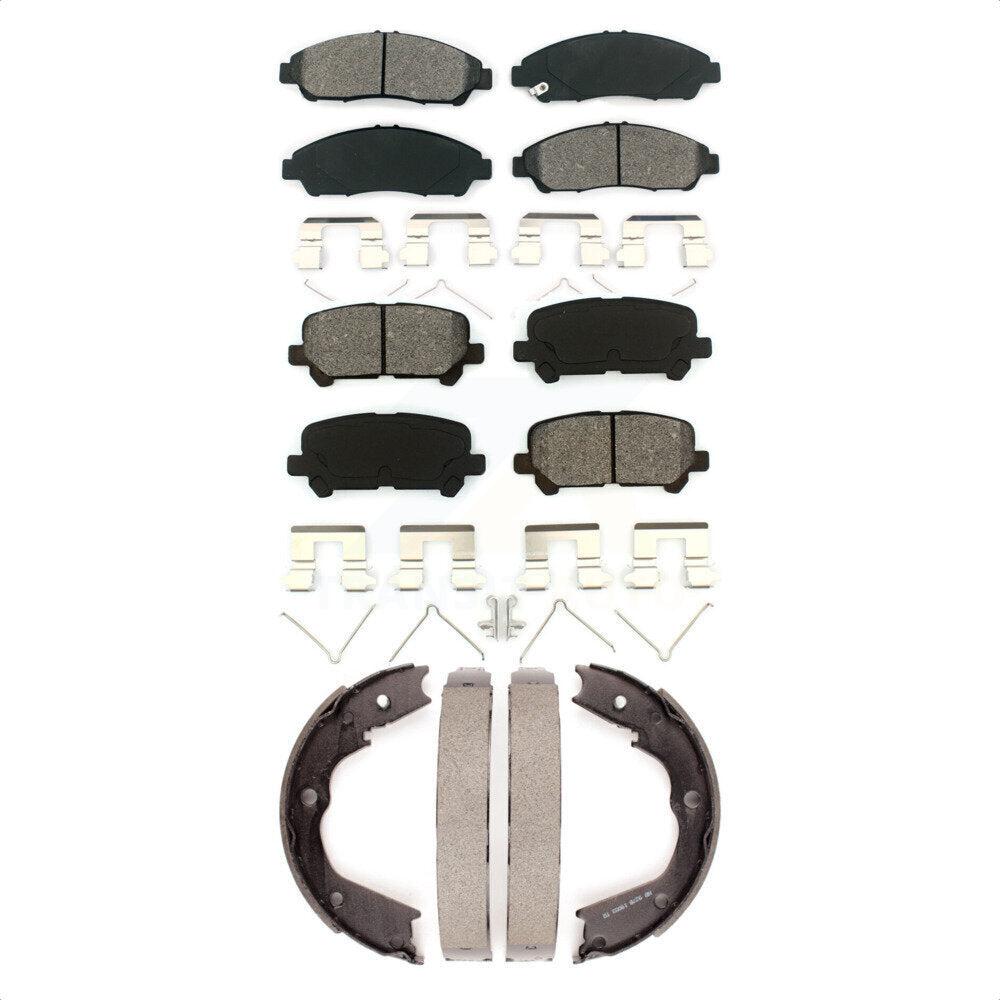 Transit Auto KSN-100766 Disc Brake Pad for 2007-2015 Acura ZDX, Honda Pilot, Acura MDX - Front and Rear
