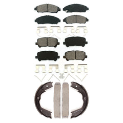 Transit Auto KSN-100766 Disc Brake Pad for 2007-2015 Acura ZDX, Honda Pilot, Acura MDX - Front and Rear