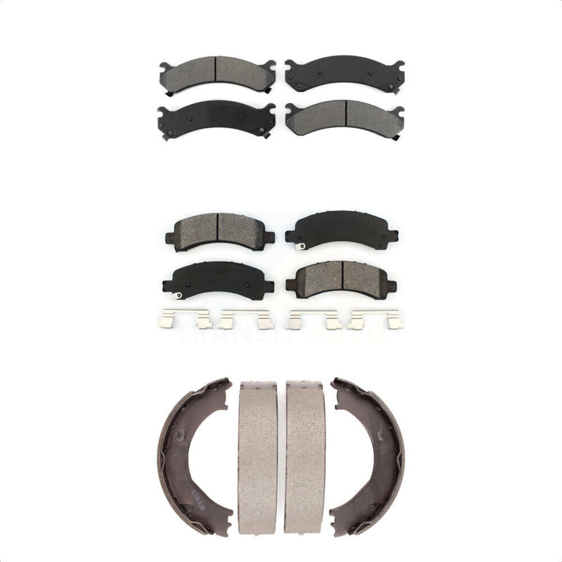 Transit Auto KSN-100771 Disc Brake Pad for 2003-2008 Chevrolet Express 2500, GMC Savana 2500 and More - Front and Rear