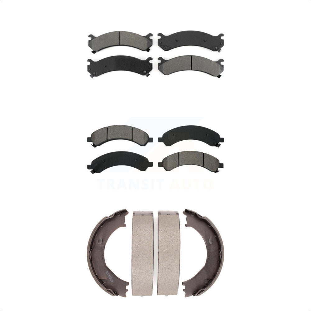 Transit Auto KSN-100772 Disc Brake Pad for 2003-2007 GMC Savana 3500, Chevrolet Express 3500 - Front and Rear