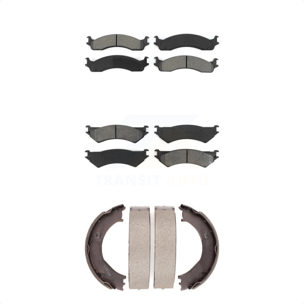 Transit Auto KSN-100773 Disc Brake Pad for 1999-2005 Ford E-250, Ford E-350 Super Duty and More - Front and Rear