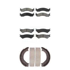 Transit Auto KSN-100773 Disc Brake Pad for 1999-2005 Ford E-250, Ford E-350 Super Duty and More - Front and Rear