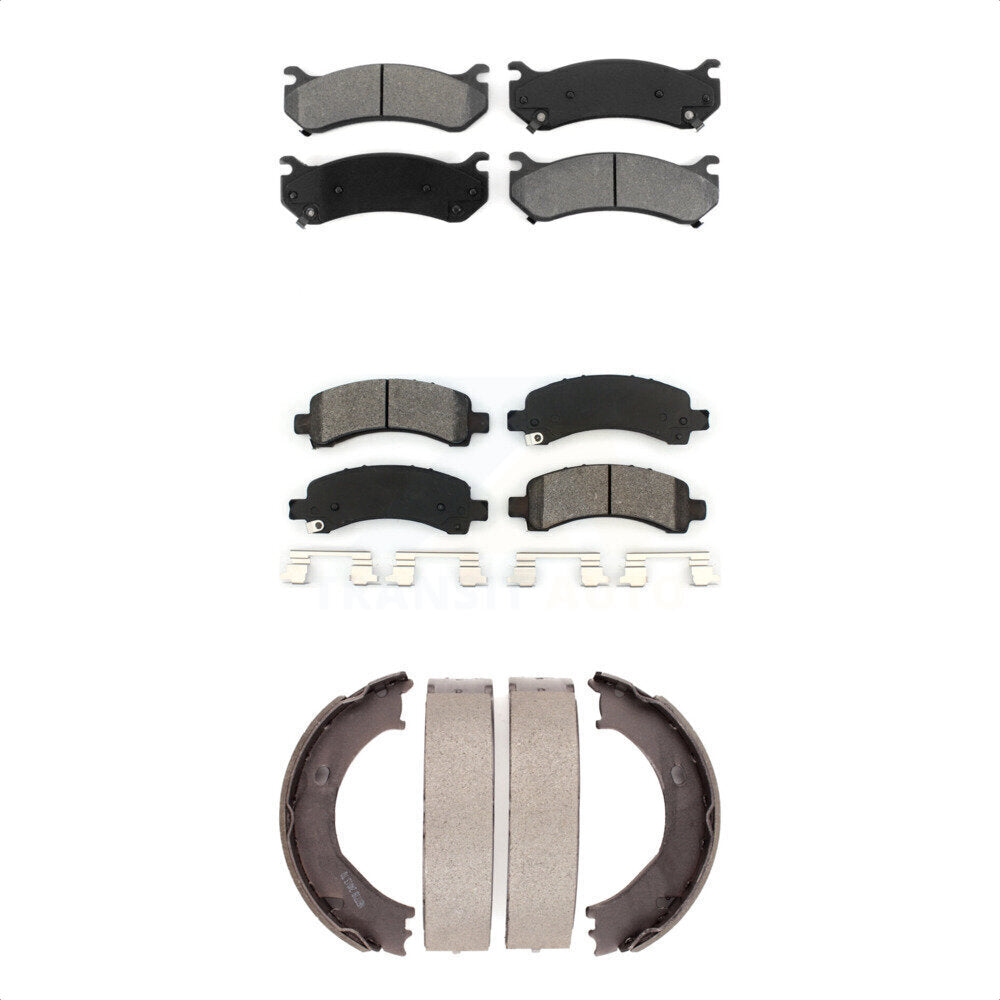Transit Auto KSN-100774 Disc Brake Pad for 2003-2005 Chevrolet Express 2500, GMC Savana 2500 - Front and Rear