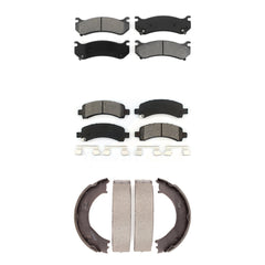 Transit Auto KSN-100774 Disc Brake Pad for 2003-2005 Chevrolet Express 2500, GMC Savana 2500 - Front and Rear