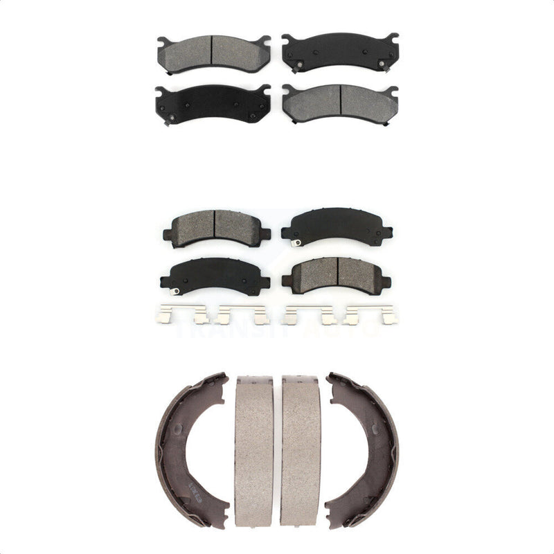 Transit Auto KSN-100774 Disc Brake Pad for 2003-2005 Chevrolet Express 2500, GMC Savana 2500 - Front and Rear