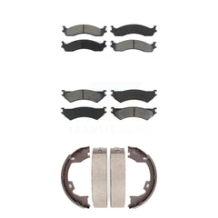 Transit Auto KSN-100777 Disc Brake Pad for 2005-2007 Ford E-250, Ford E-350 Super Duty, Ford E-350 Club Wagon - Front and Rear