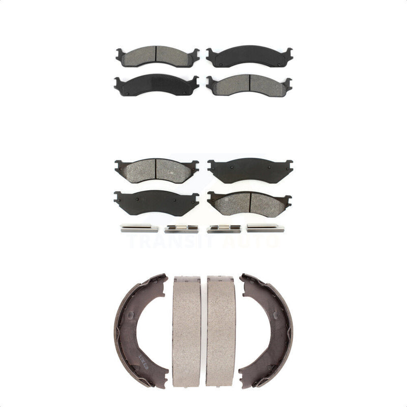 Transit Auto KSN-100778 Disc Brake Pad for 2001-2002 Dodge Ram 2500, Dodge Ram 3500 - Front and Rear