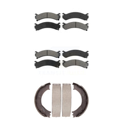 Transit Auto KSN-100779 Disc Brake Pad for 2001-2010 GMC Sierra 3500 HD, Chevrolet Silverado 3500 Classic and More - Front and Rear