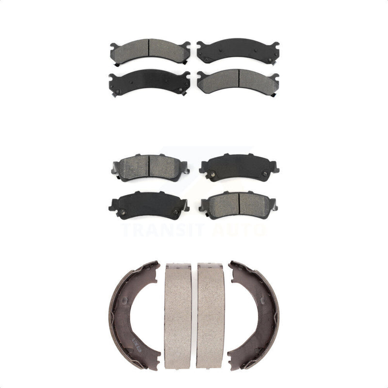 Transit Auto KSN-100780 Disc Brake Pad for 2001 GMC Sierra 3500 - Front and Rear