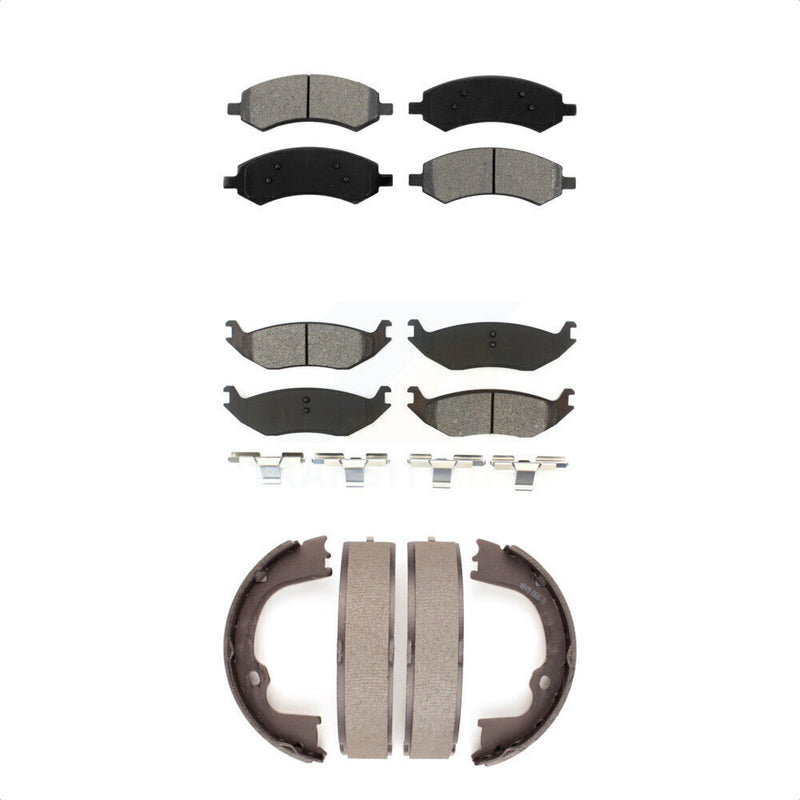 Transit Auto KSN-100782 Disc Brake Pad for 2007-2021 Ram 1500 Classic, Ram 1500 and More - Front and Rear