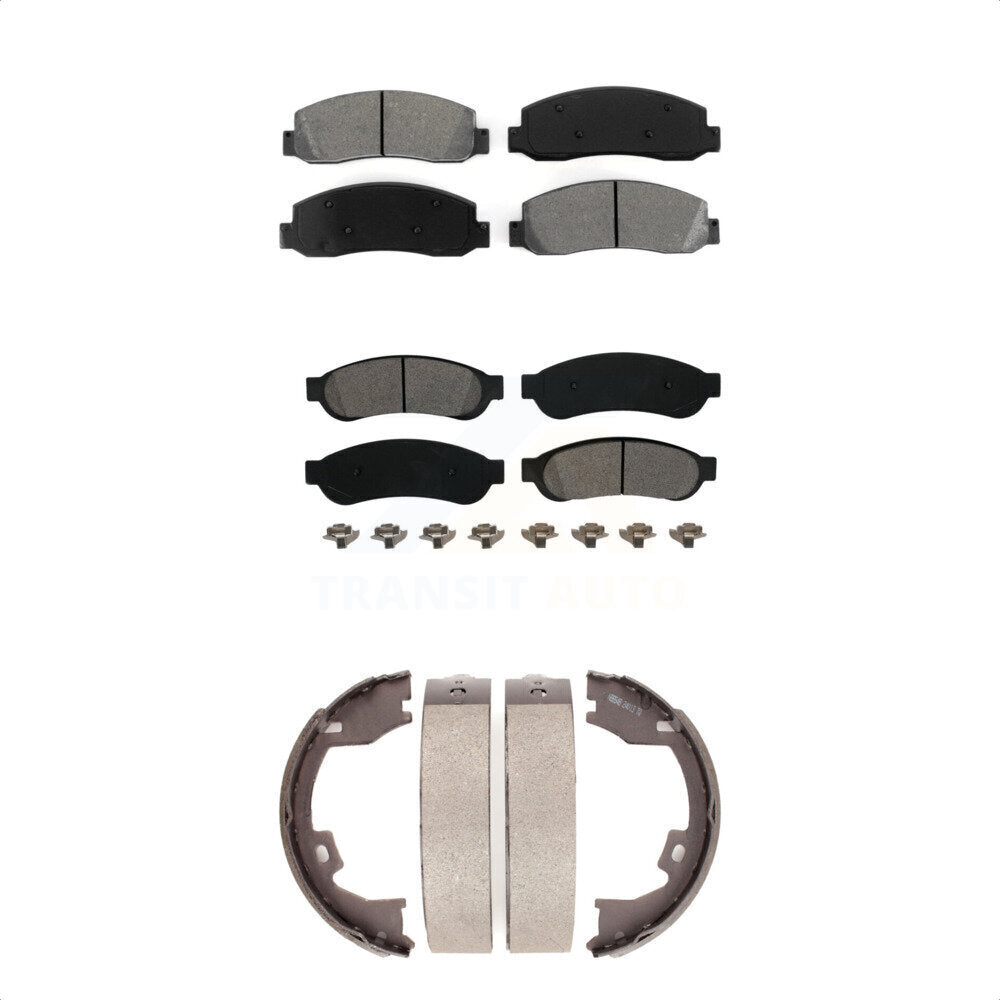Transit Auto KSN-100784 Disc Brake Pad for 2005-2007 Ford F-350 Super Duty - Front and Rear