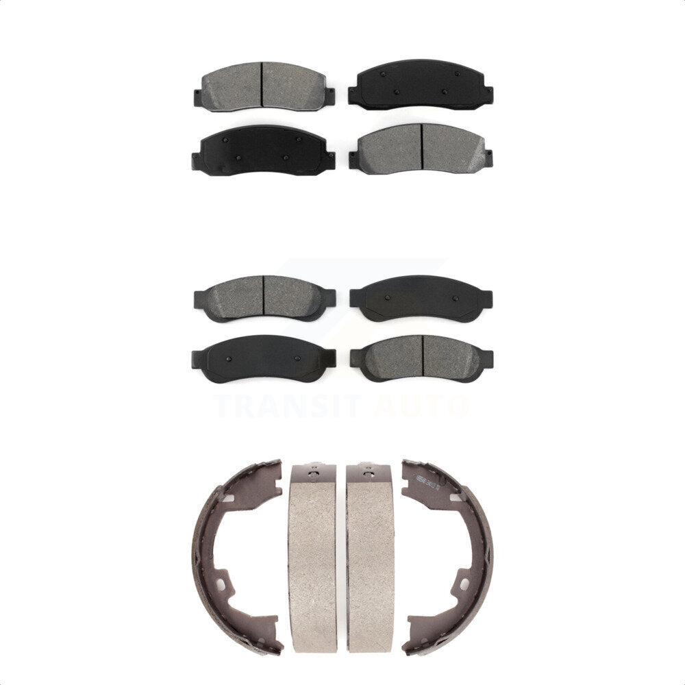 Transit Auto KSN-100785 Disc Brake Pad for 2008-2012 Ford F-450 Super Duty, Ford F-350 Super Duty, Ford F-250 Super Duty - Front and Rear