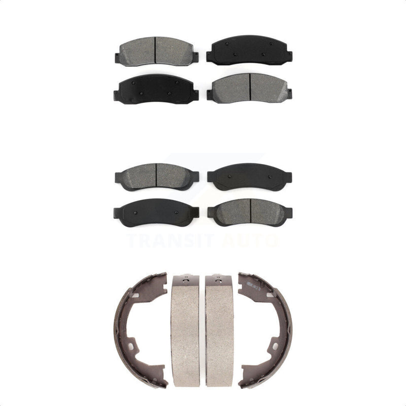 Transit Auto KSN-100785 Disc Brake Pad for 2008-2012 Ford F-450 Super Duty, Ford F-350 Super Duty, Ford F-250 Super Duty - Front and Rear