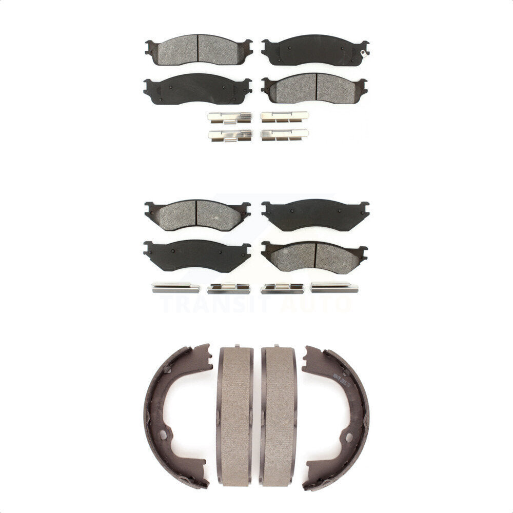 Transit Auto KSN-100786 Disc Brake Pad for 2007 Dodge Ram 1500 - Front and Rear