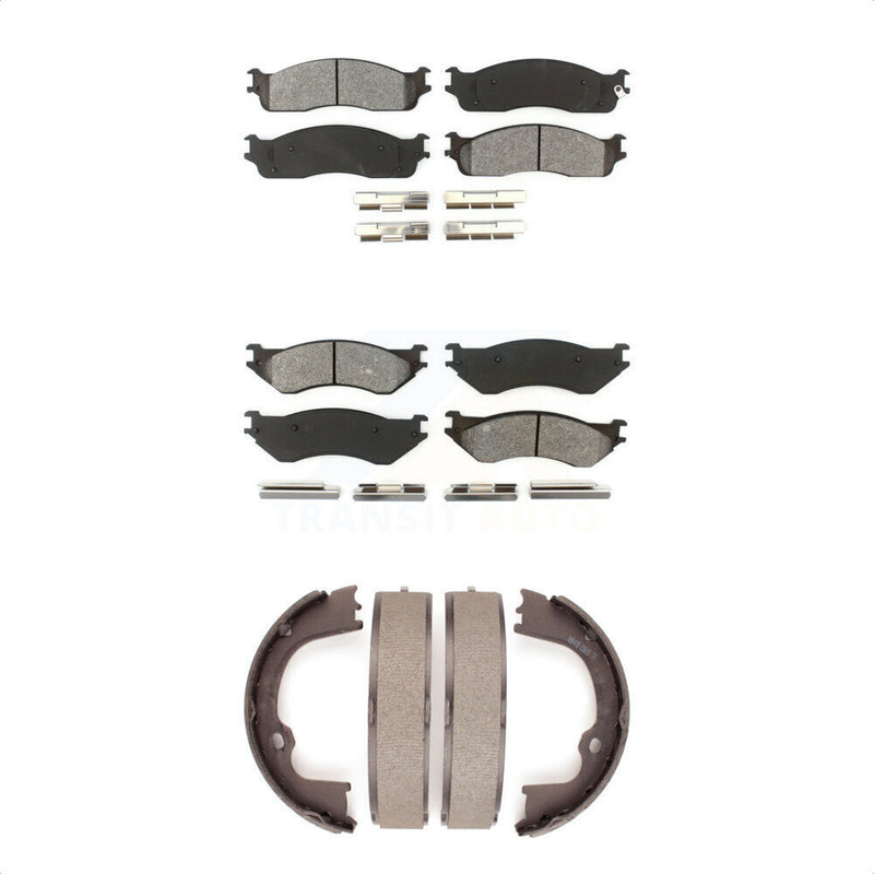 Transit Auto KSN-100786 Disc Brake Pad for 2007 Dodge Ram 1500 - Front and Rear