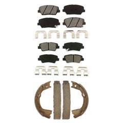 Transit Auto KSN-100790 Disc Brake Pad for 2012-2017 Hyundai Azera - Front and Rear