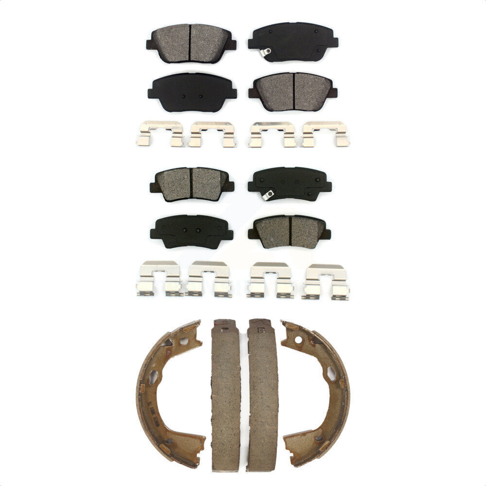 Transit Auto KSN-100792 Disc Brake Pad for 2011-2016 Kia Optima, Hyundai Sonata - Front and Rear