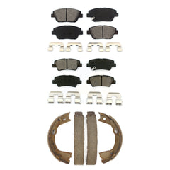 Transit Auto KSN-100792 Disc Brake Pad for 2011-2016 Kia Optima, Hyundai Sonata - Front and Rear