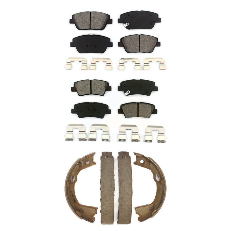 Transit Auto KSN-100792 Disc Brake Pad for 2011-2016 Kia Optima, Hyundai Sonata - Front and Rear