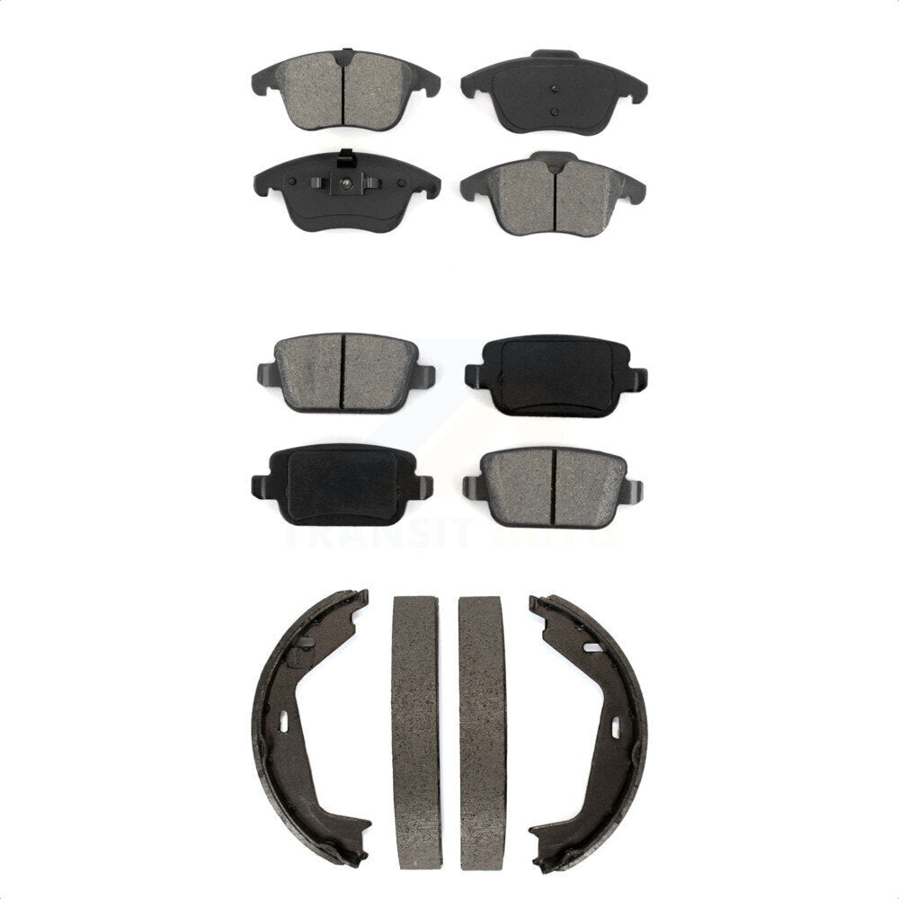 Transit Auto KSN-100800 Disc Brake Pad for 2007-2009 Volvo S80 - Front and Rear