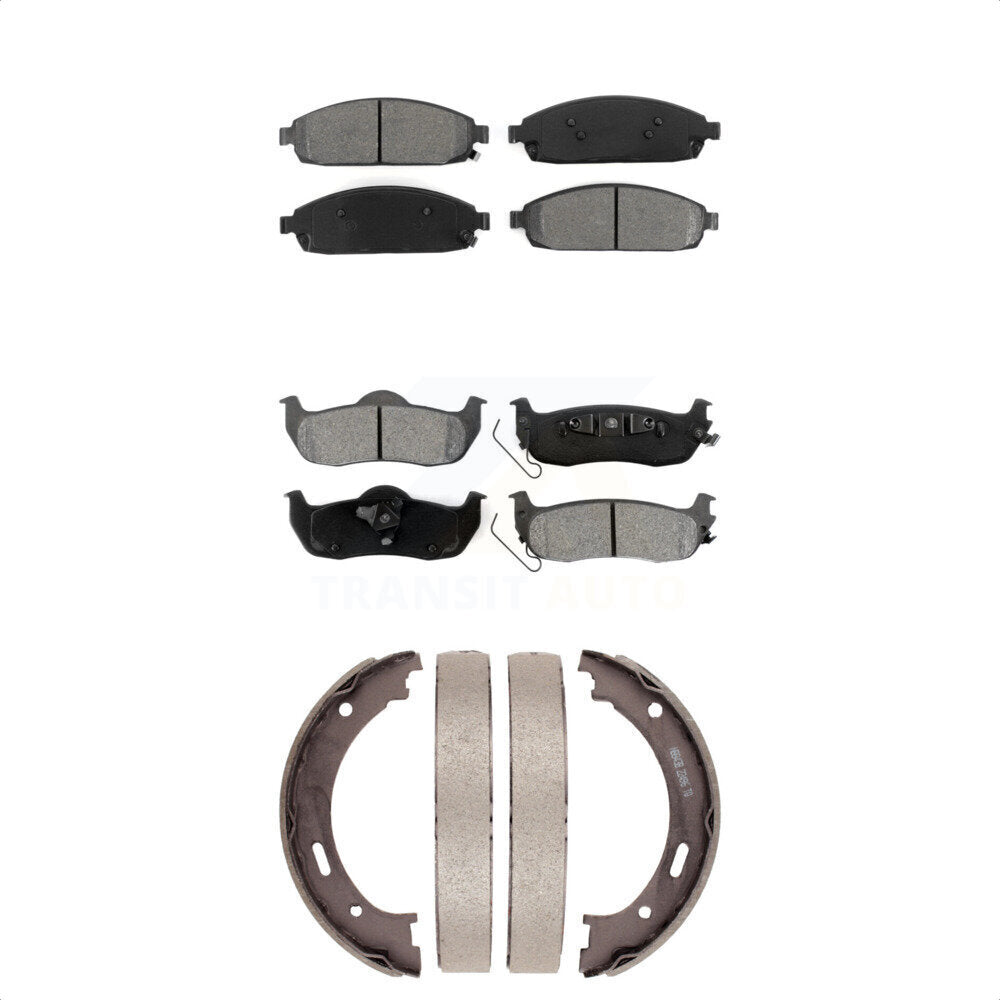 Transit Auto KSN-100802 Disc Brake Pad for 2005-2010 Jeep Grand Cherokee, Jeep Commander - Front and Rear