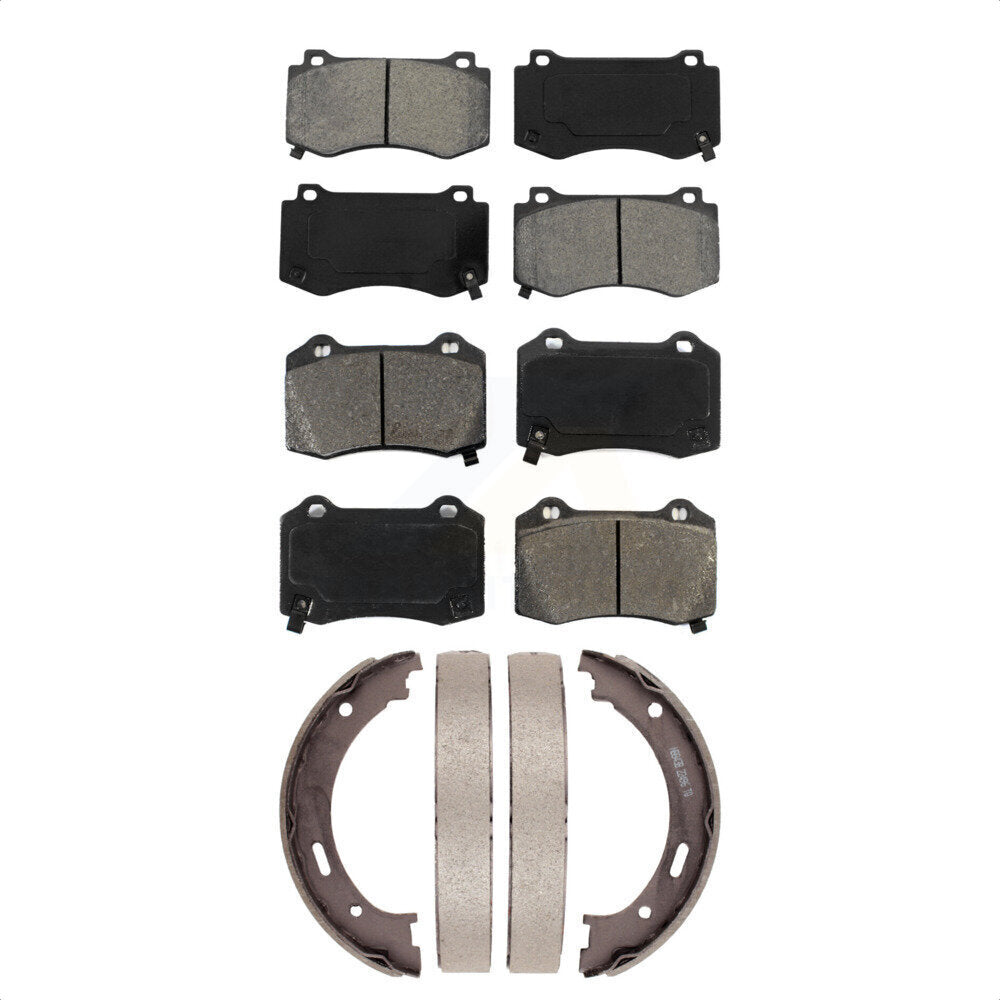 Transit Auto KSN-100803 Disc Brake Pad for 2006-2010 Jeep Grand Cherokee - Front and Rear