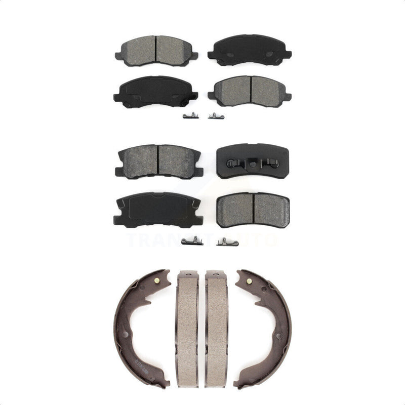 Transit Auto KSN-100804 Disc Brake Pad for 2008-2012 Mitsubishi Outlander - Front and Rear