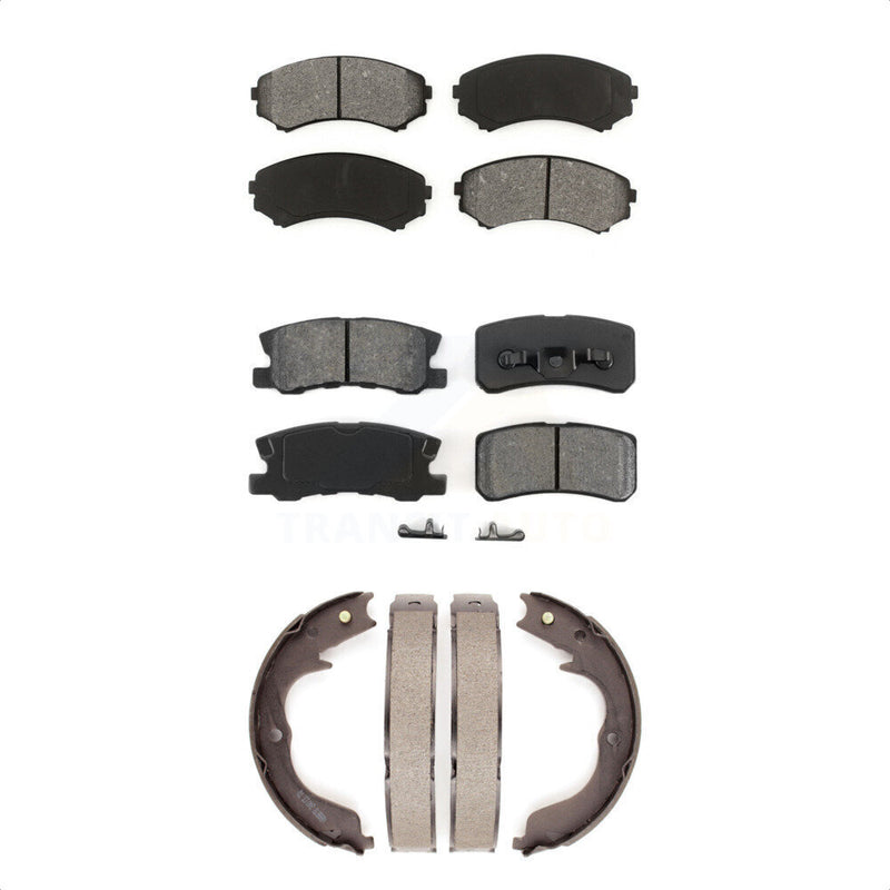 Transit Auto KSN-100805 Disc Brake Pad for 2004-2011 Mitsubishi Endeavor - Front and Rear