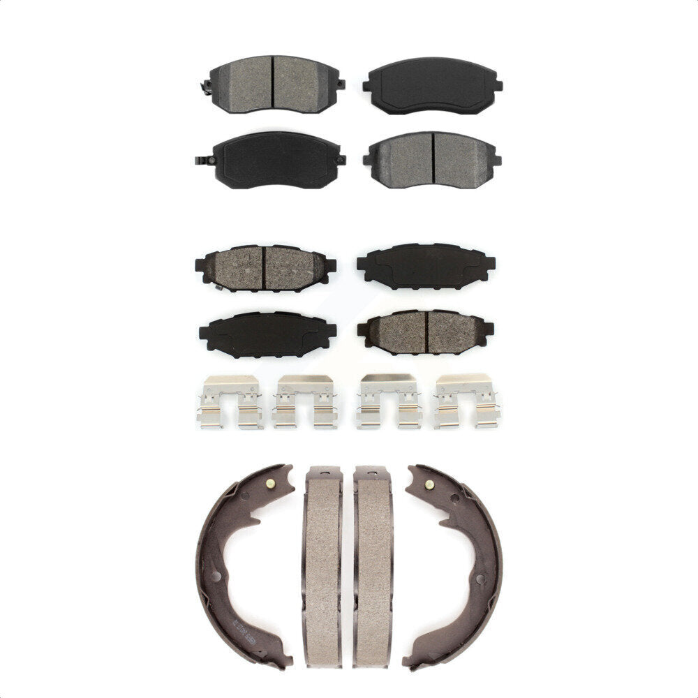 Transit Auto KSN-100806 Disc Brake Pad for 2008-2012 Subaru Legacy, Subaru Forester and More - Front and Rear