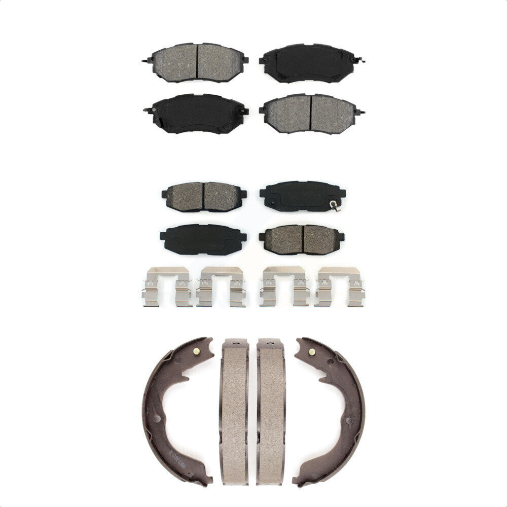 Transit Auto KSN-100807 Disc Brake Pad for 2010-2012 Subaru Legacy, Subaru Outback - Front and Rear
