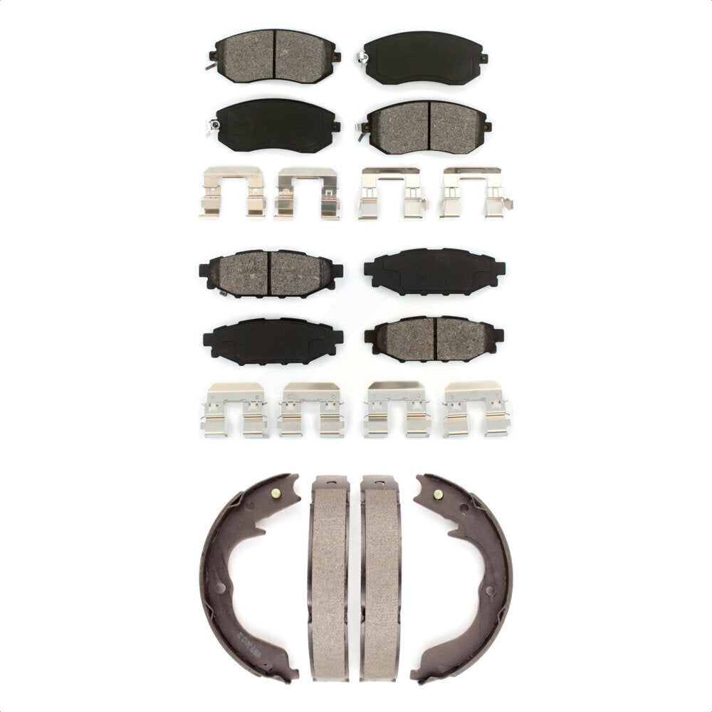 Transit Auto KSN-100808 Disc Brake Pad for 2010-2014 Subaru Impreza, Subaru Forester - Front and Rear