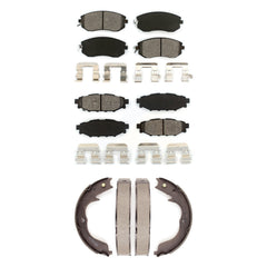 Transit Auto KSN-100808 Disc Brake Pad for 2010-2014 Subaru Impreza, Subaru Forester - Front and Rear