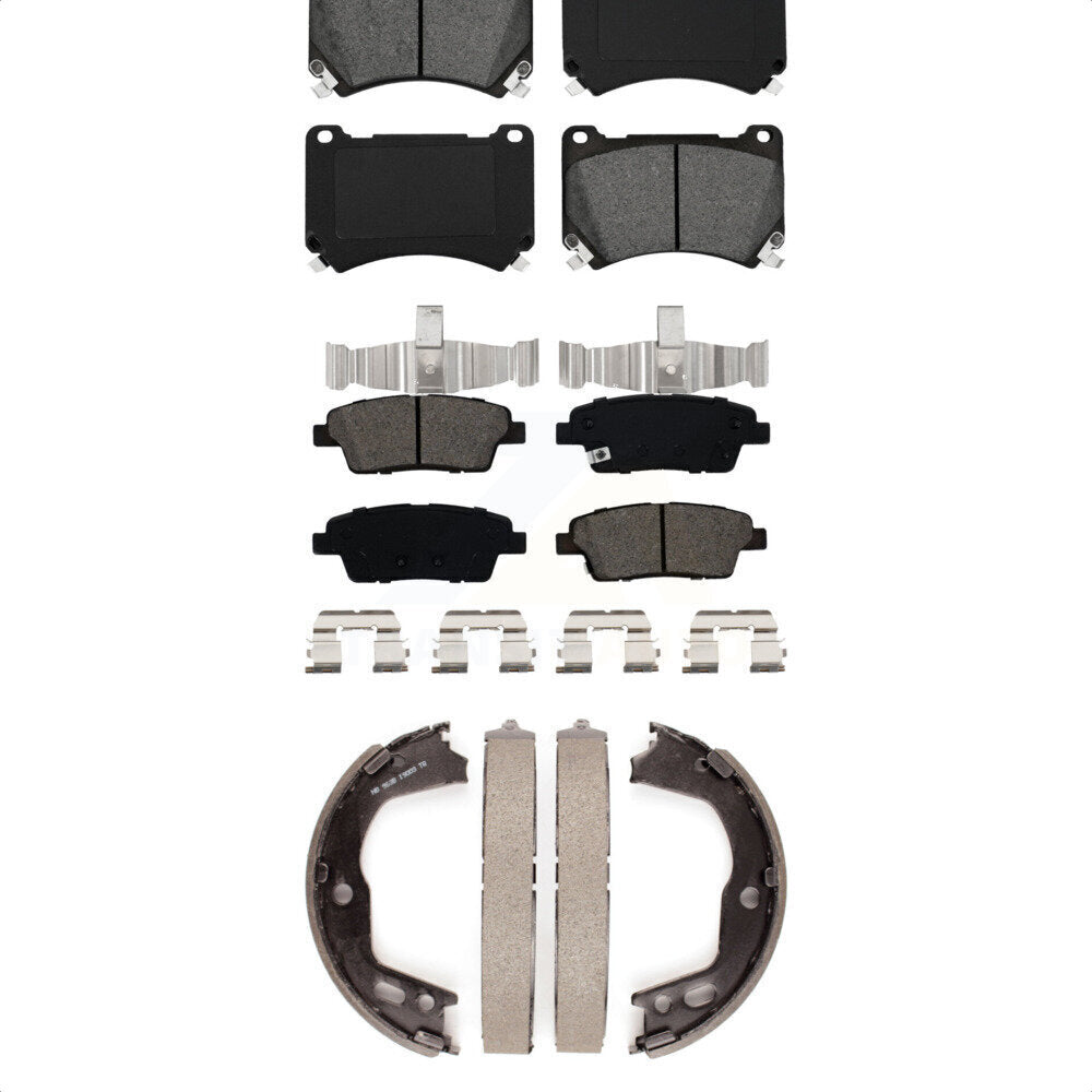 Transit Auto KSN-100814 Disc Brake Pad for 2010-2014 Hyundai Genesis - Front and Rear