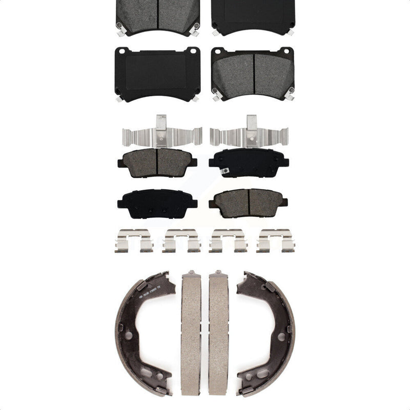 Transit Auto KSN-100814 Disc Brake Pad for 2010-2014 Hyundai Genesis - Front and Rear