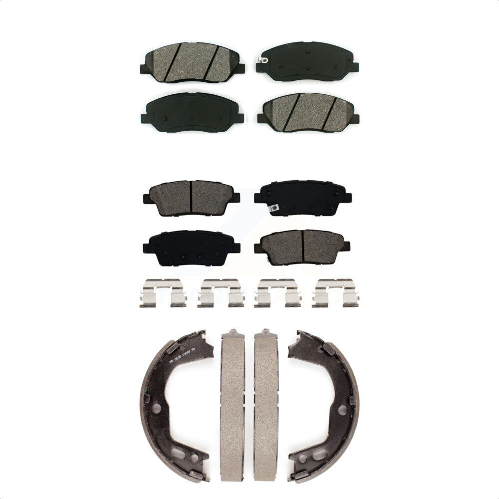 Transit Auto KSN-100815 Disc Brake Pad for 2010-2012 Hyundai Genesis - Front and Rear