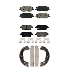 Transit Auto KSN-100815 Disc Brake Pad for 2010-2012 Hyundai Genesis - Front and Rear