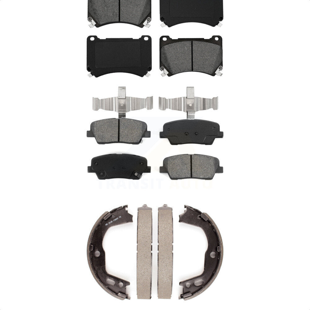Transit Auto KSN-100816 Disc Brake Pad for 2009-2011 Hyundai Equus, Hyundai Genesis - Front and Rear
