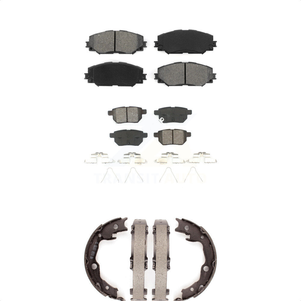 Transit Auto KSN-100818 Disc Brake Pad for 2009-2012 Pontiac Vibe, Toyota Matrix - Front and Rear