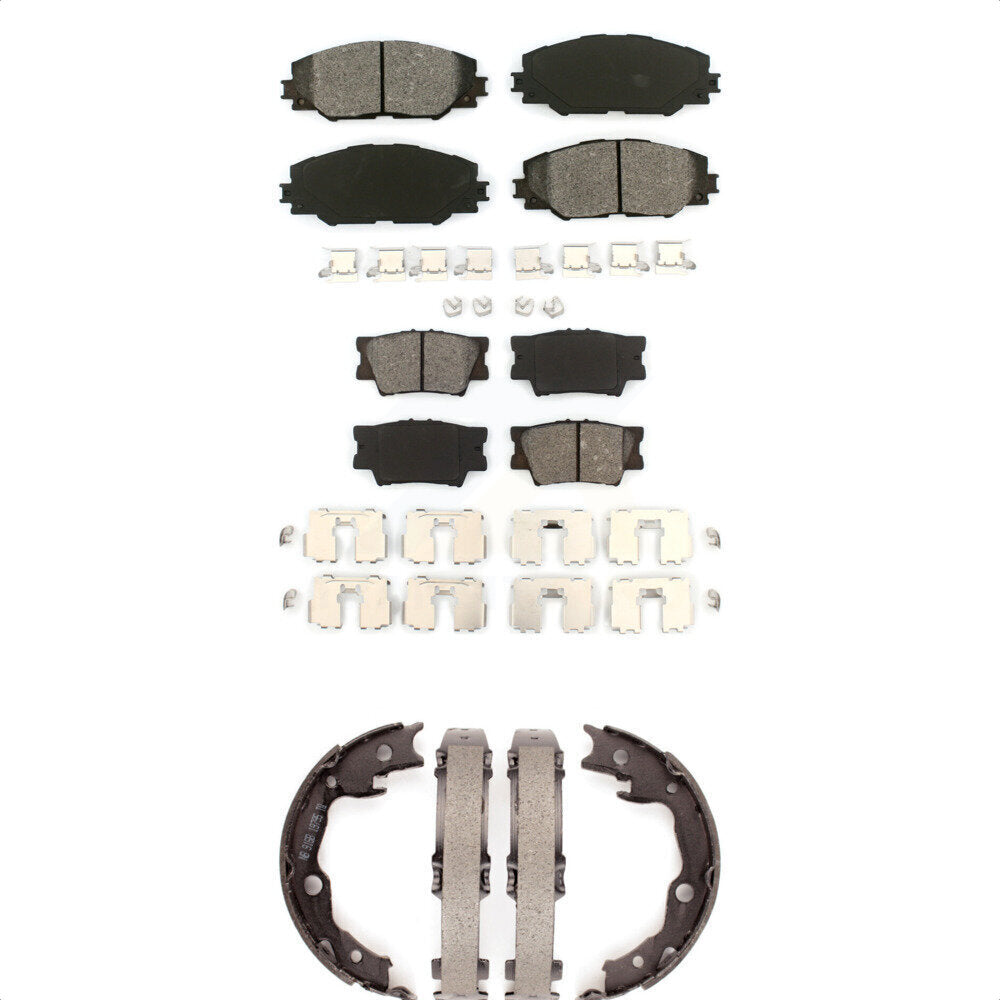 Transit Auto KSN-100819 Disc Brake Pad for 2006-2018 Toyota RAV4, Toyota Matrix, Pontiac Vibe - Front and Rear
