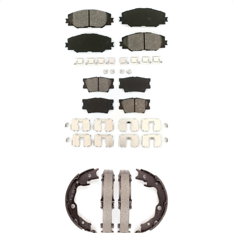Transit Auto KSN-100819 Disc Brake Pad for 2006-2018 Toyota RAV4, Toyota Matrix, Pontiac Vibe - Front and Rear